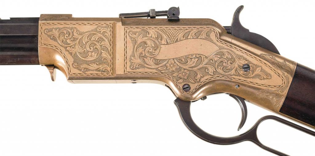 Engraved Henry rifle