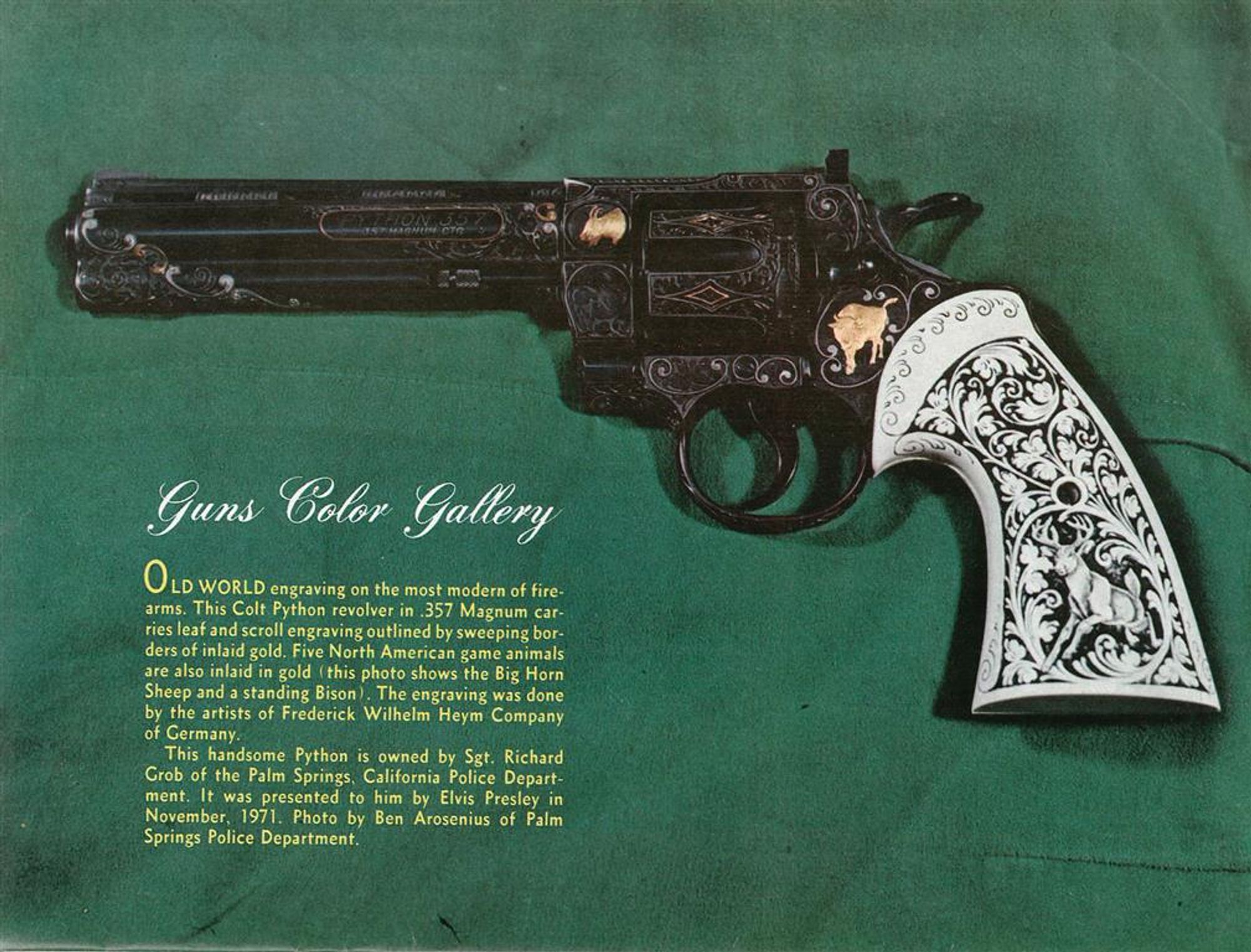 Elvis Colt Python Guns Magazine