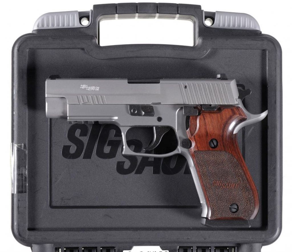 Sig Sauer Model P220 Pistol with Case