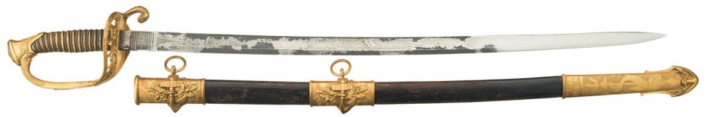 Historic Tiffany & Company 1852 Pattern Naval Officer Sword