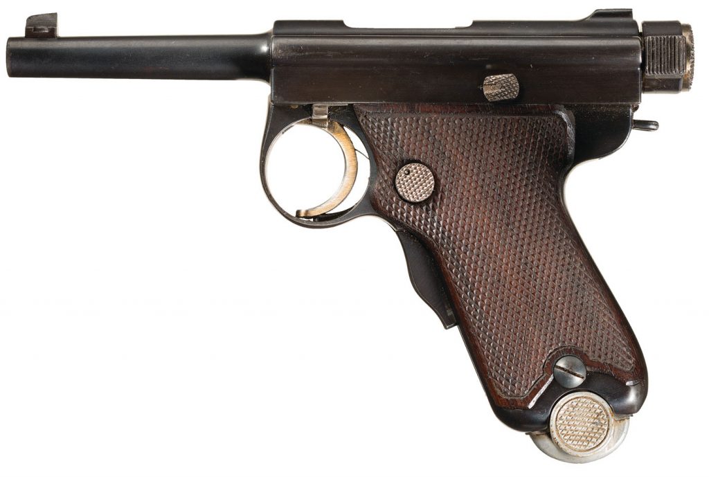 Exceptional and Scarce Japanese Tokyo Arsenal Baby Nambu Semi-Automatic Pistol 